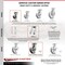 Service Caster 4 Inch Kingpinless V Groove Semi Steel Wheel Caster Swivel Locks 2 Rigid, 2PK SCC-KP30S420-VGR-BSL-2-R-2 - alternate 5